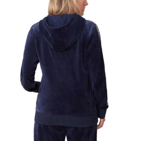 FILA Women's Ultra Soft Velour Hooded Full Zip - Picture 2 of 4